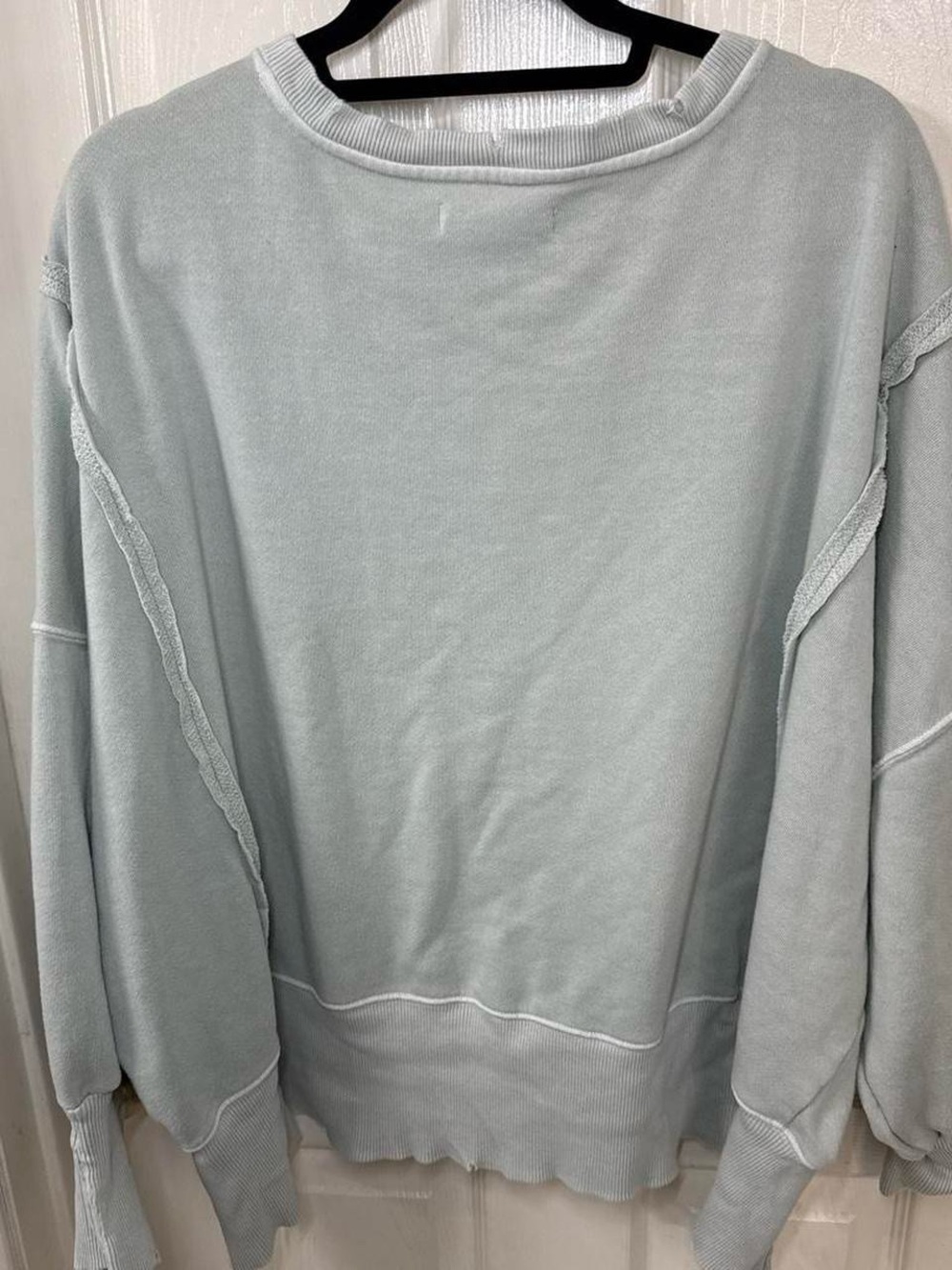 We The Free Pale green Oversized Crewneck Sweatshirt - Picture 4 of 7
